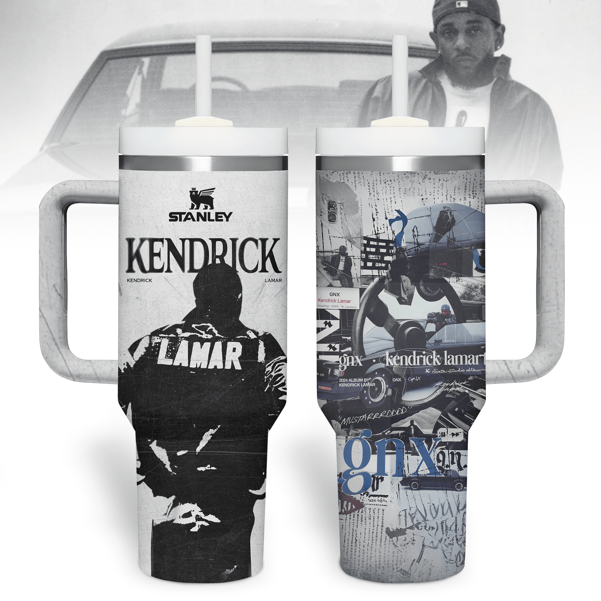 Kendrick Lamar Music Custom Stanley Cup 40 oz 30 oz Tumbler With HandleTVC2301310