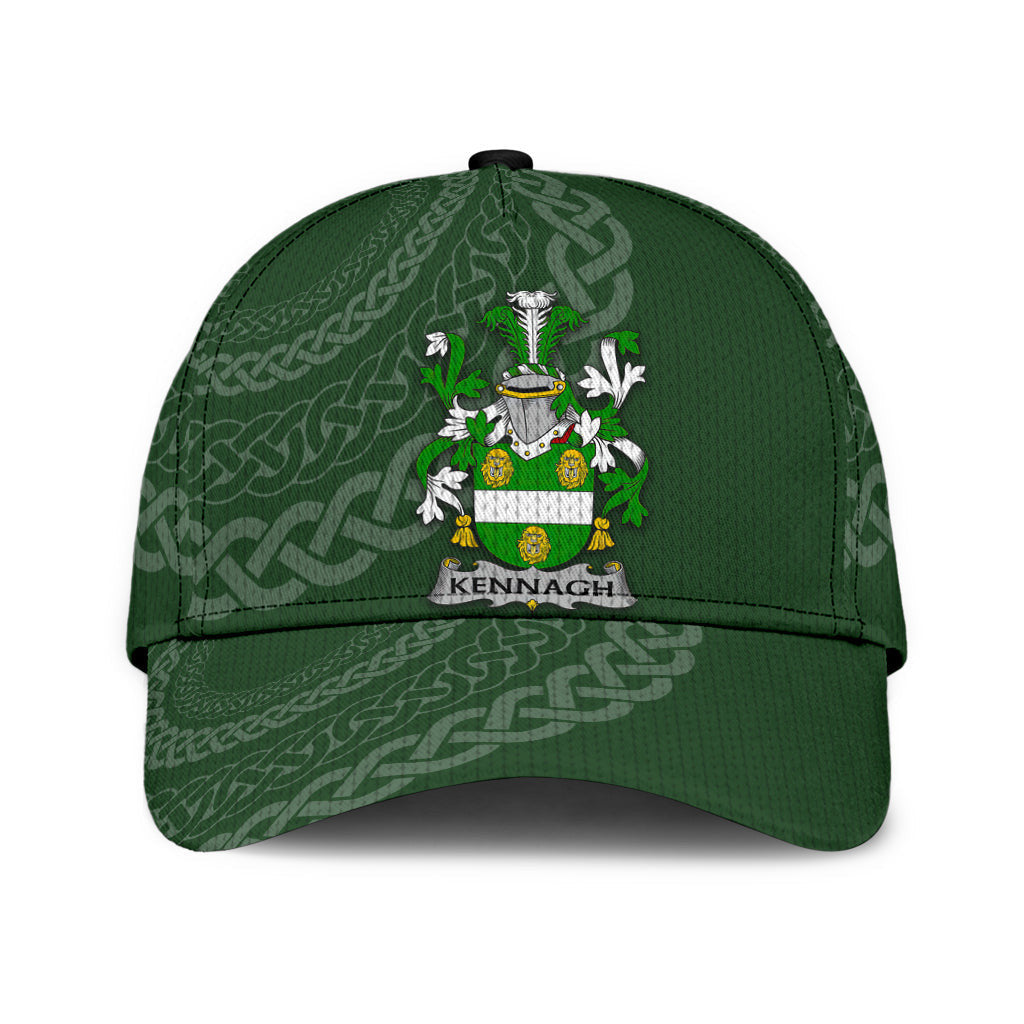 Kennagh Coat Of Arms - Irish Family Crest St Patrick's Day Hat Classic Cap Trucker Hats Custom Hats Gifts For Men & Women