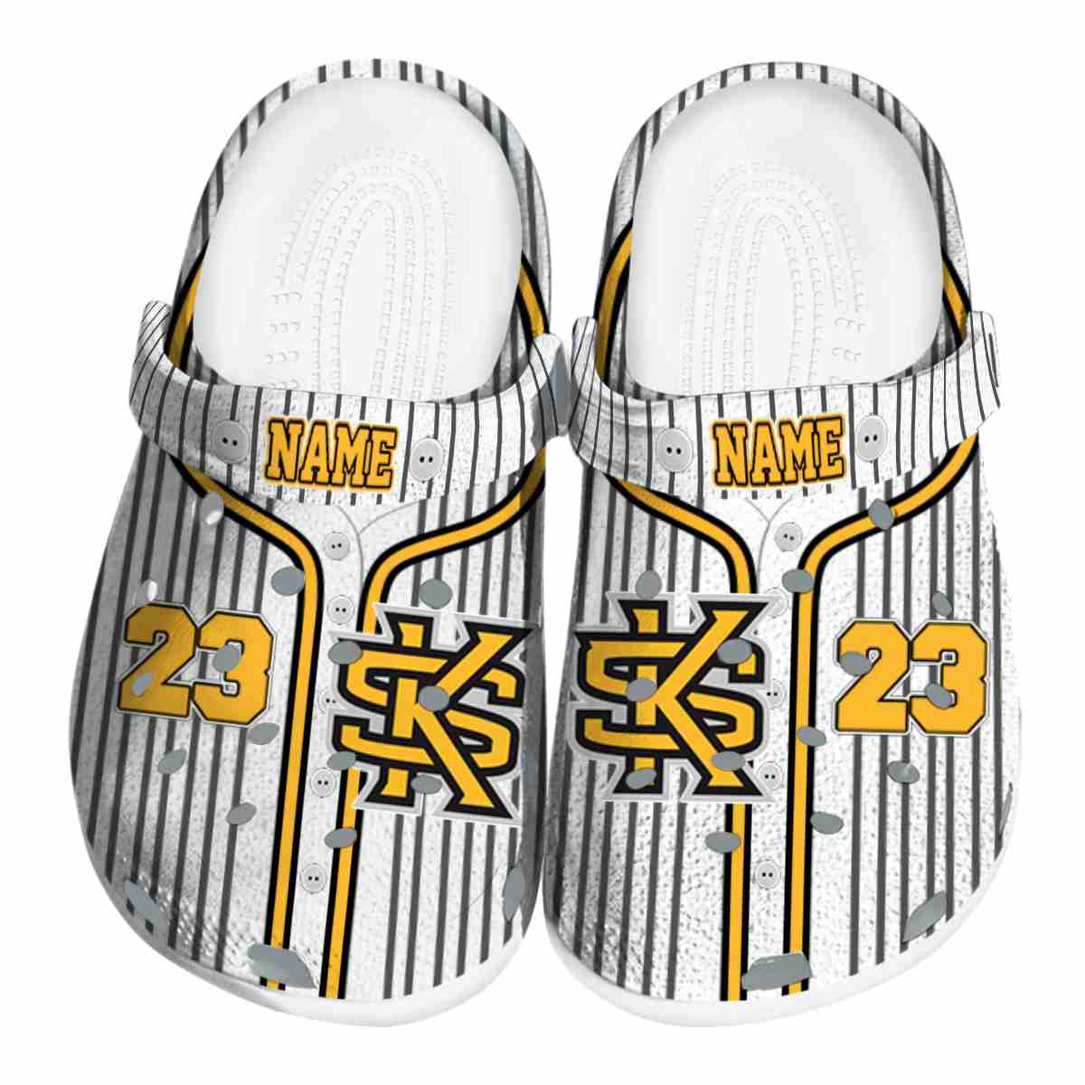 Kennesaw State Owls NCAA Sport Crocs Crocband Clogs Shoes Comfortable For Men Women and Kids