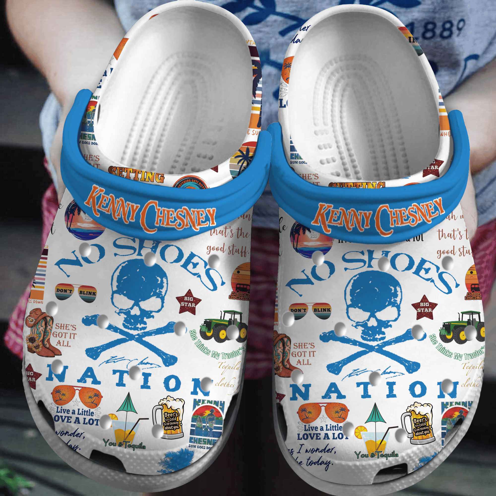 Kenny Chesney Music Crocs Crocband Clogs Shoes Comfortable For Men Women and Kids