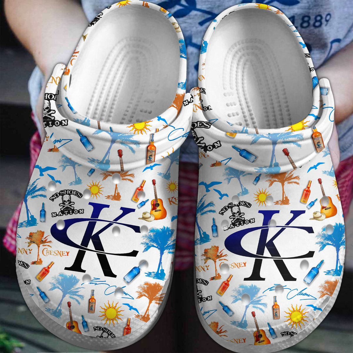 Kenny Chesney Music Crocs Crocband Clogs Shoes Comfortable For Men Women and Kids
