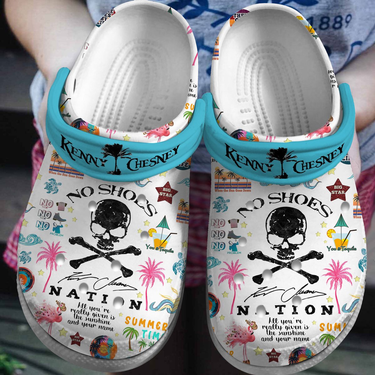 Kenny Chesney Music Crocs Crocband Clogs Shoes Comfortable For Men Women and Kids