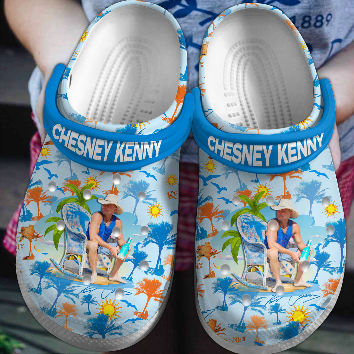 Kenny Chesney Music Crocs Crocband Clogs Shoes Comfortable For Men Women and Kids