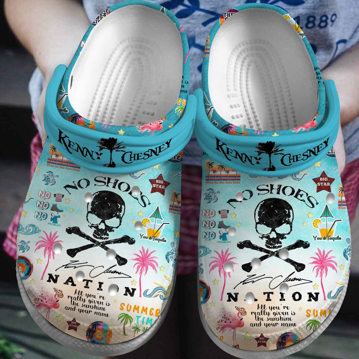 Kenny Chesney Music Crocs Crocband Clogs Shoes Comfortable For Men Women and Kids