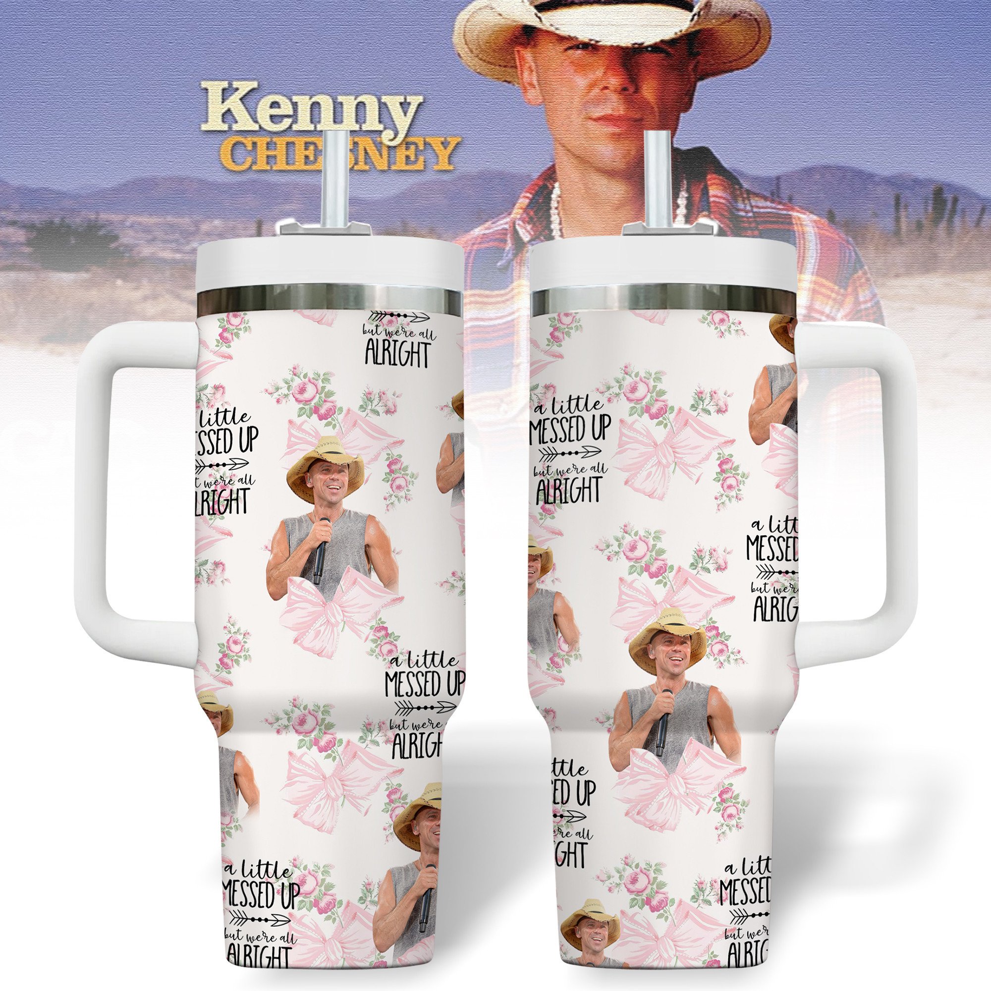 Kenny Chesney Music Custom Stanley Cup 40 oz 30 oz Tumbler With HandleTVC2301282