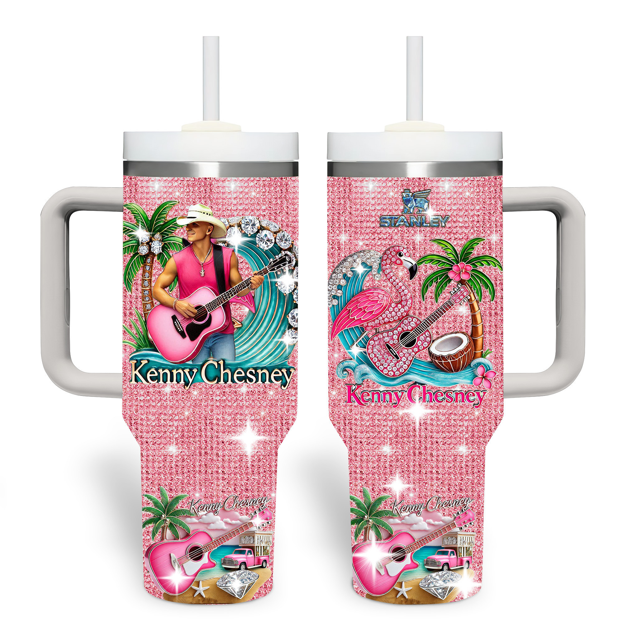 Kenny Chesney Music Custom Stanley Cup 40 oz 30 oz Tumbler With HandleTVC2301342