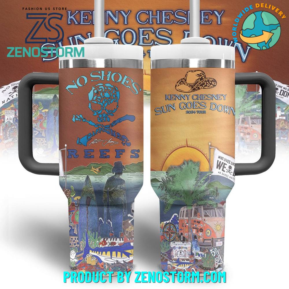 Kenny Chesney Music Custom Stanley Cup 40 oz 30 oz Tumbler With HandleTVC2301417 - Image 2