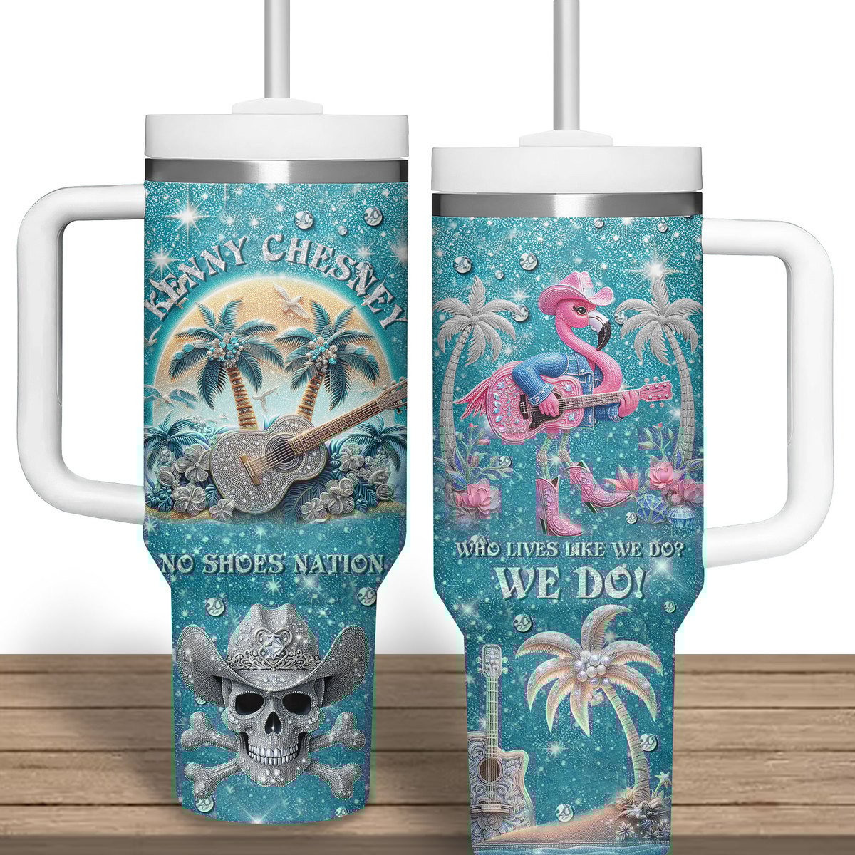 Kenny Chesney Music Custom Stanley Cup 40 oz 30 oz Tumbler With HandleTVC2301738