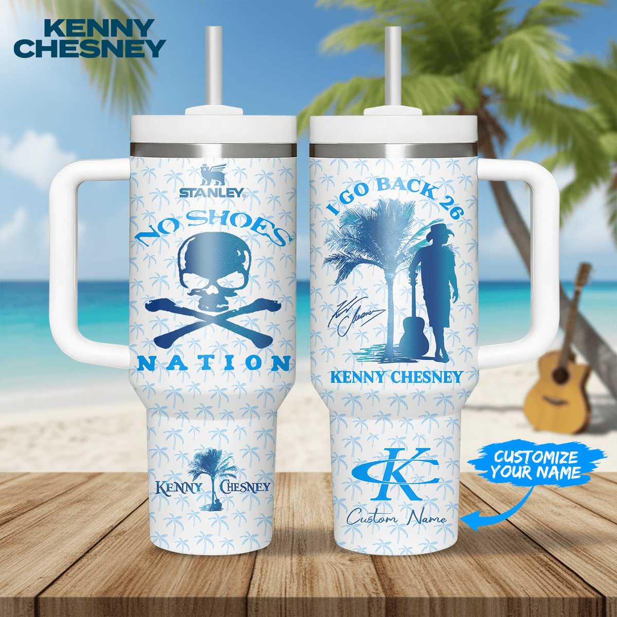 Kenny Chesney Music Custom Stanley Cup 40 oz 30 oz Tumbler With HandleTVC230196