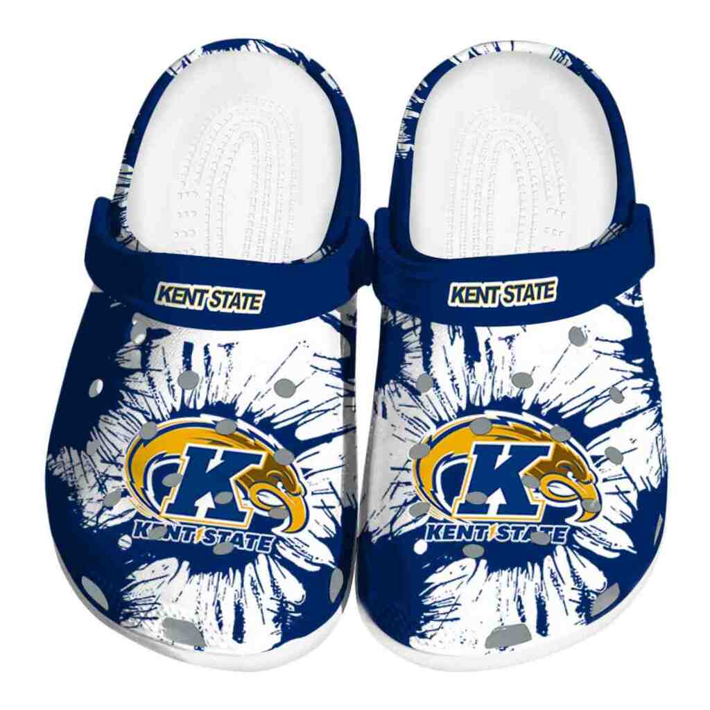 Kent State Golden Flashes Splatter Graphics ClogTVC1801711