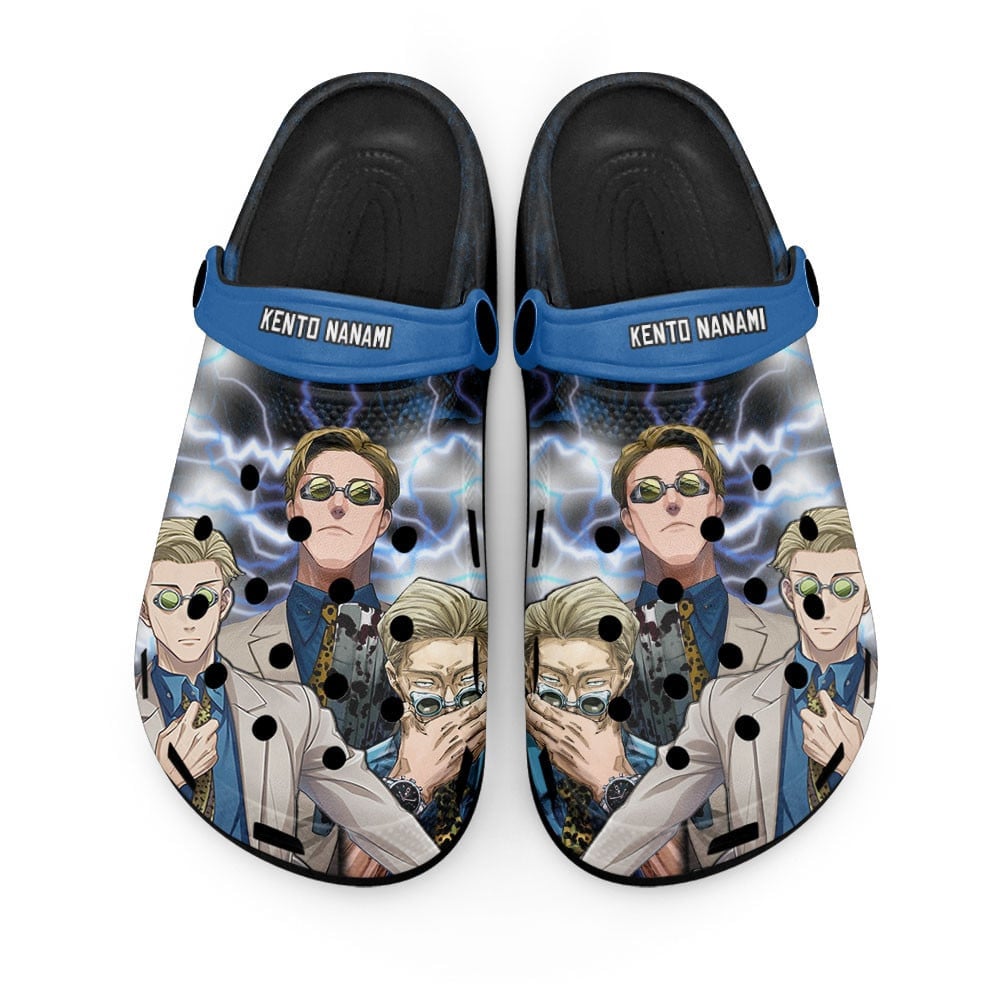 Kento Nanami Jujutsu Kaisen Anime Crocs Crocband Clogs Shoes Comfortable For Men Women and Kids