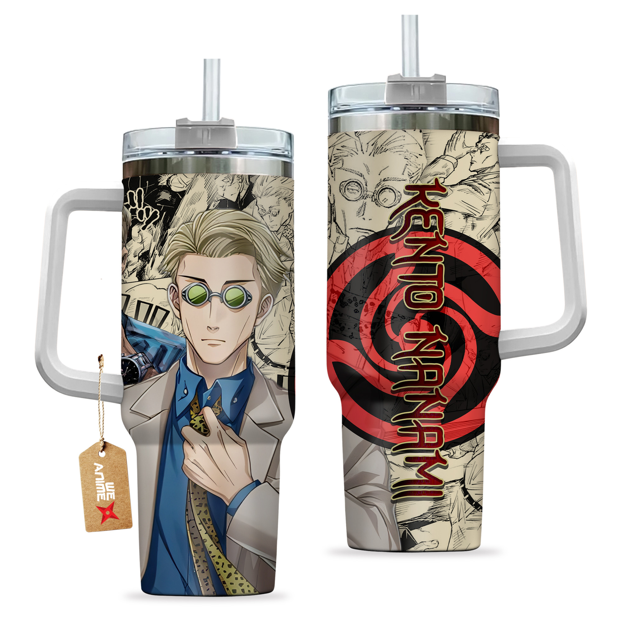 Kento Nanami Jujutsu Kaisen Anime Custom Stanley Cup 40 oz 30 oz Tumbler With HandleTVC2301154 - Image 2