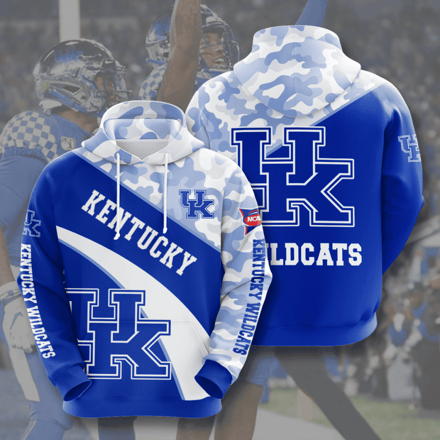 Kentucky Wildcats 3D All Over Print Hoodie, Zip Hoodie