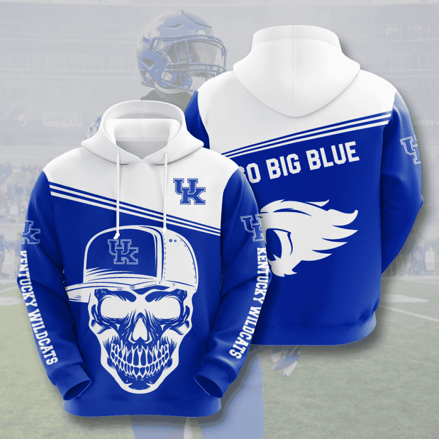 Kentucky Wildcats 3D All Over Print Hoodie, Zip Hoodie