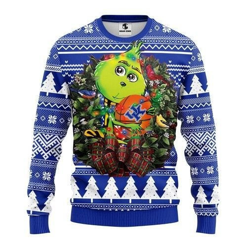 Kentucky Wildcats Groot Hug Ugly Christmas Sweater Adult 3D Funny Matching for family