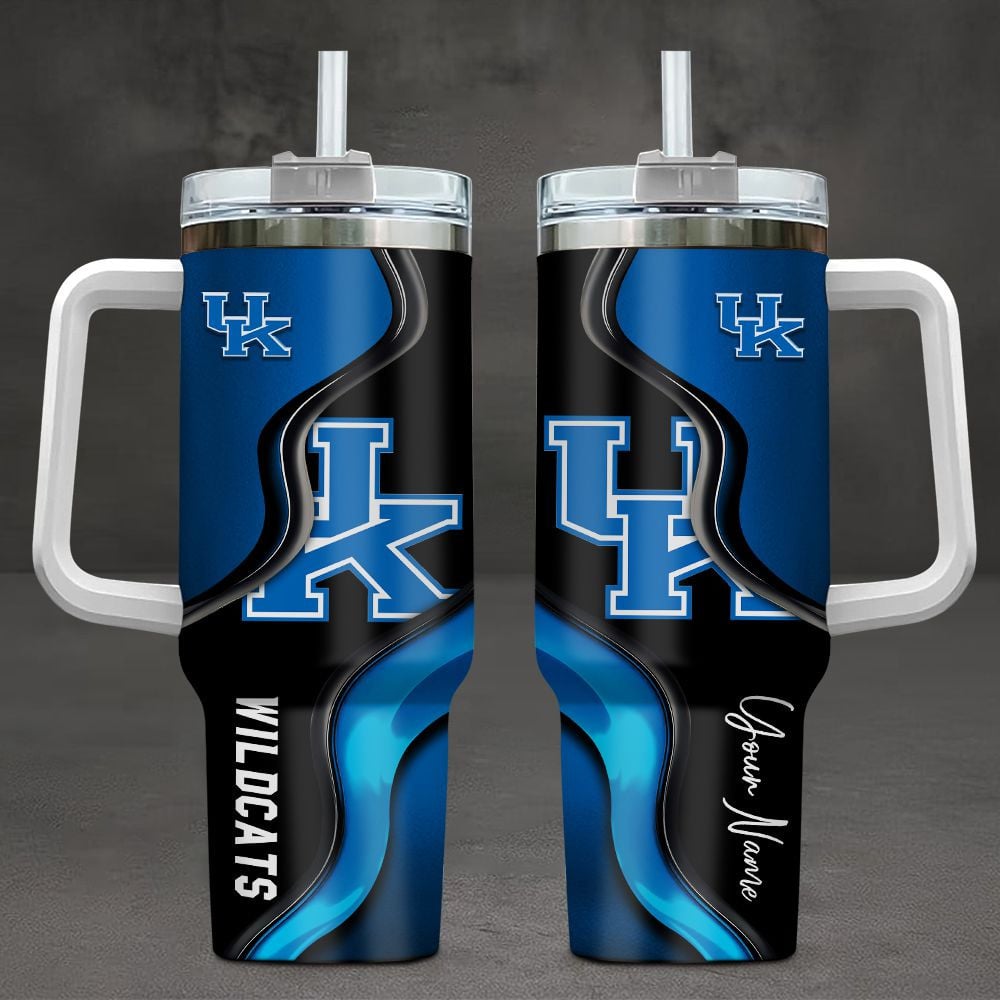 Kentucky Wildcats NCAA Custom Stanley Cup 40 oz 30 oz Tumbler With HandleTVC230198