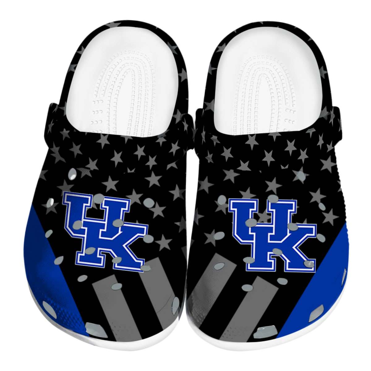Kentucky Wildcats NCAA Sport Crocs Crocband Clogs Shoes Comfortable For Men Women and Kids