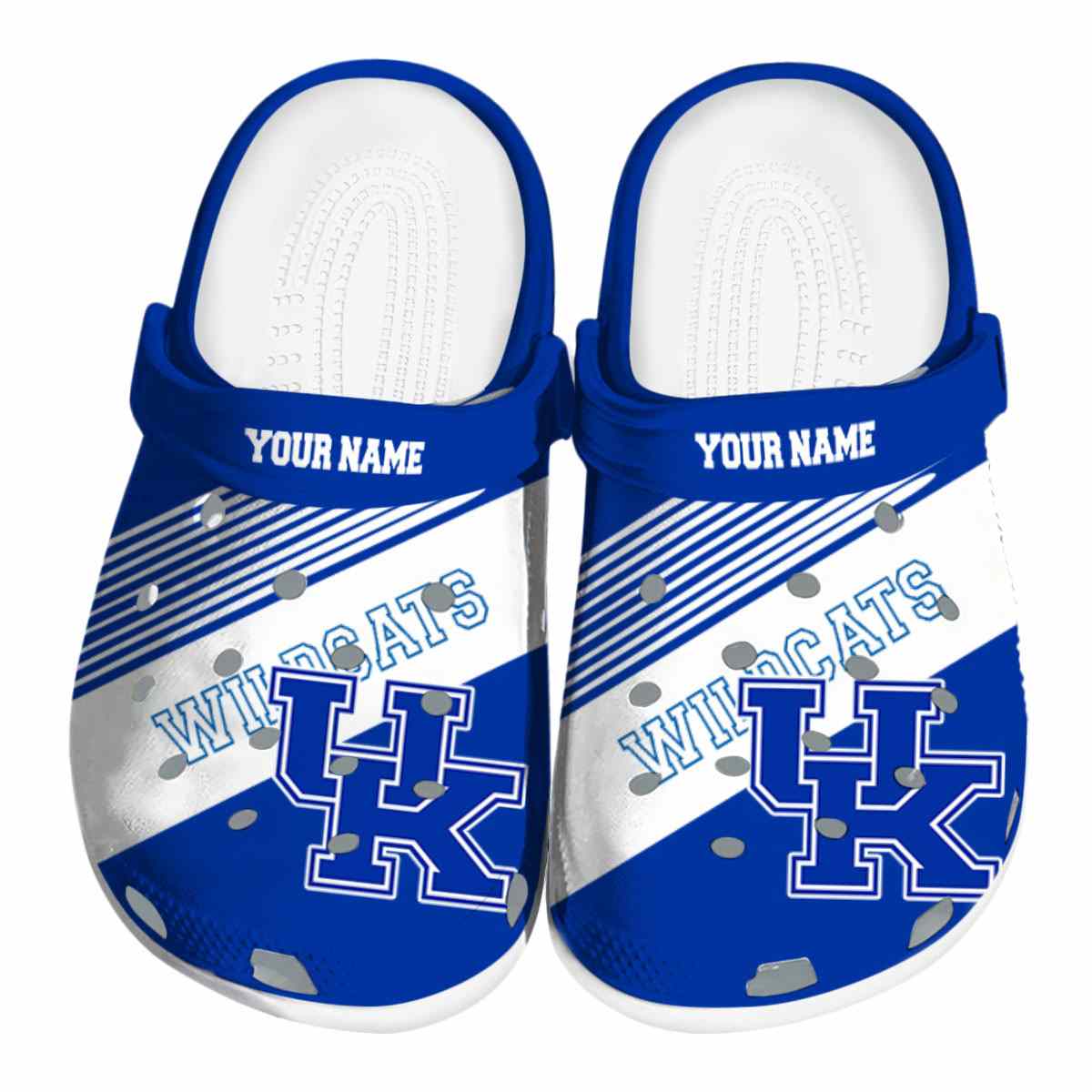Kentucky Wildcats NCAA Sport Crocs Crocband Clogs Shoes Comfortable For Men Women and Kids