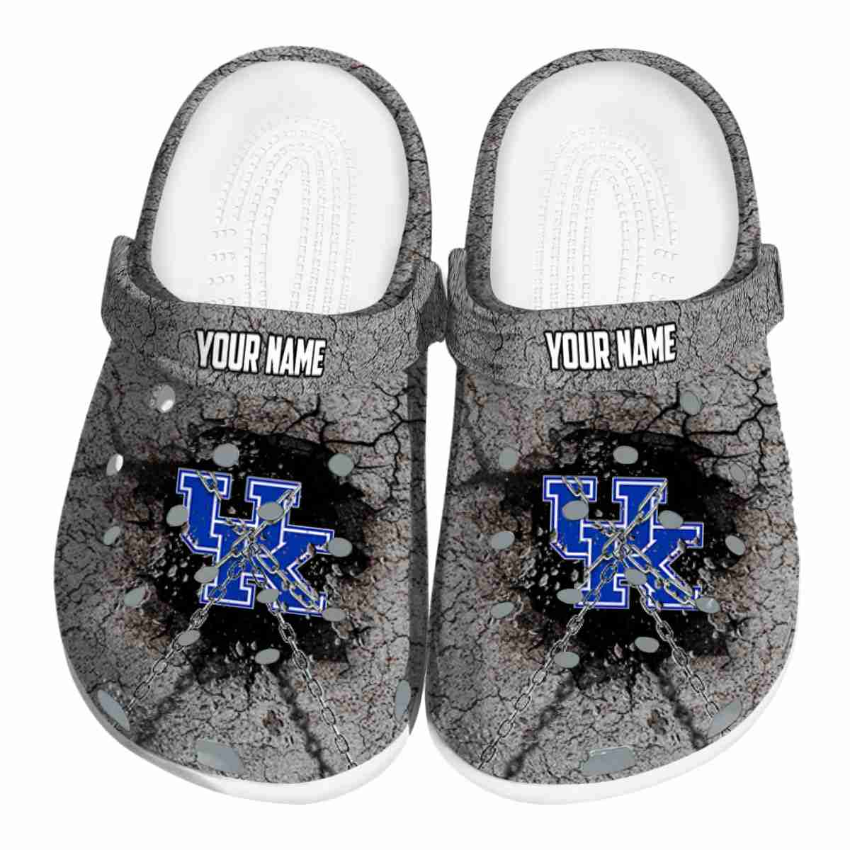 Kentucky Wildcats NCAA Sport Crocs Crocband Clogs Shoes Comfortable For Men Women and Kids