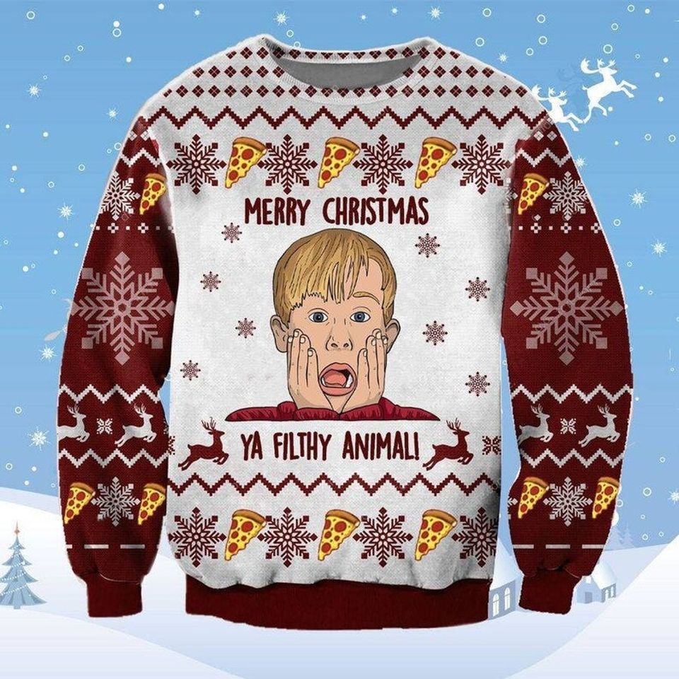 Kenvin Ugly Christmas Sweater| Home Alone Sweater For Family