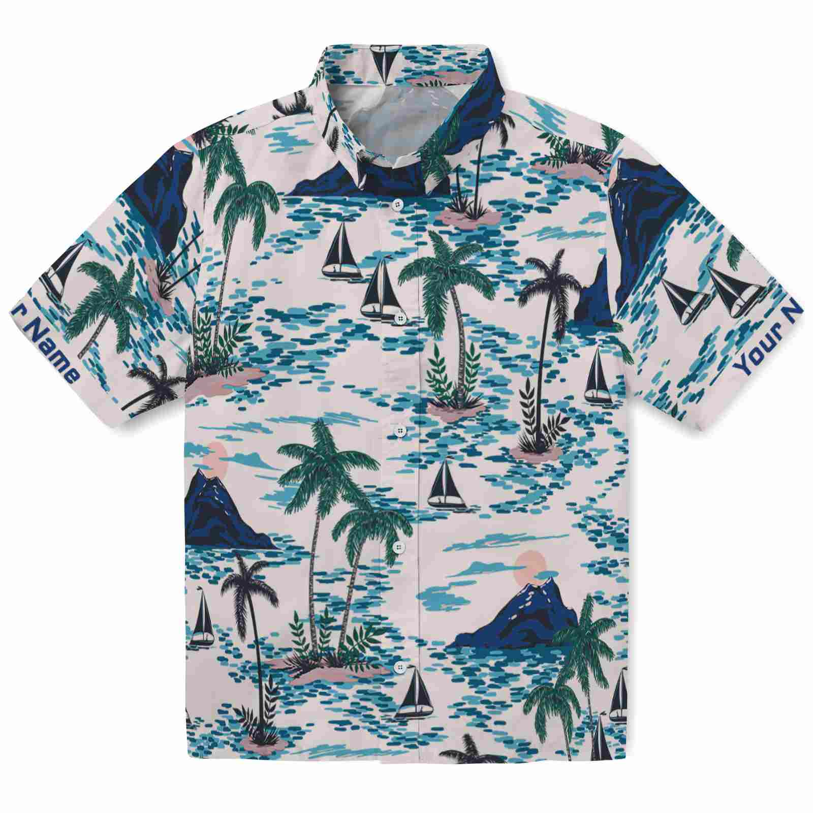 Keptsake Coastal Sunset Custom Premium Hawaiian Shirt
