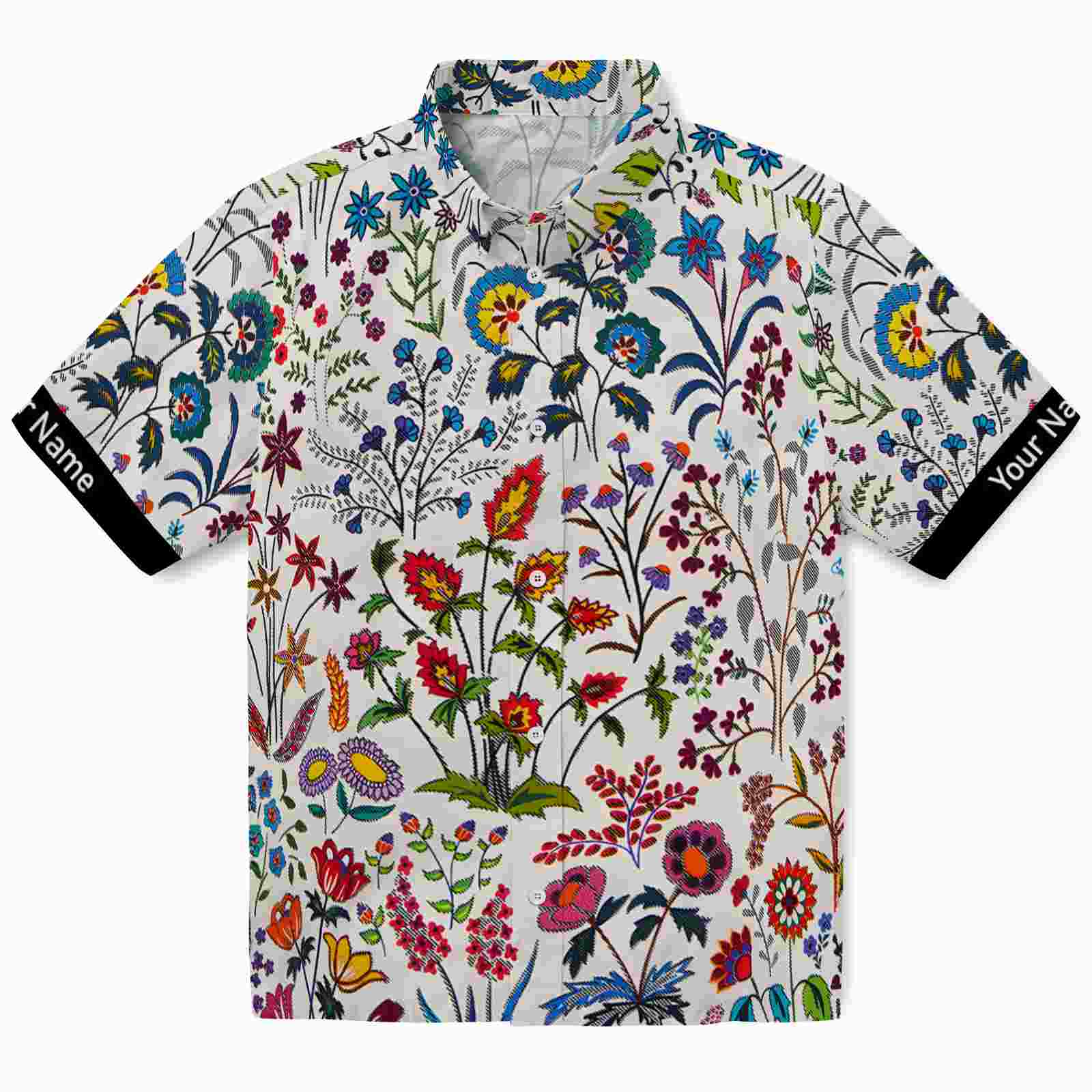 Keptsake Colorful Bloom Personalized Premium Hawaiian Shirt