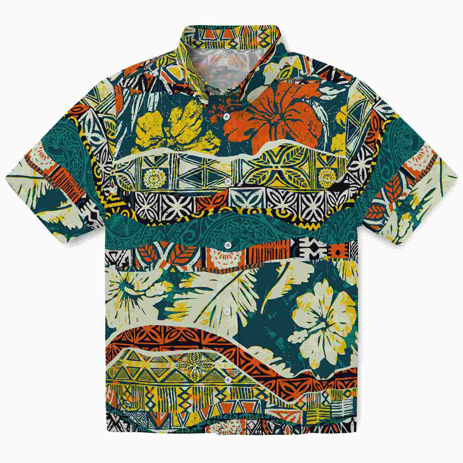Keptsake Custom Name Tribal Island Premium Hawaiian Shirt