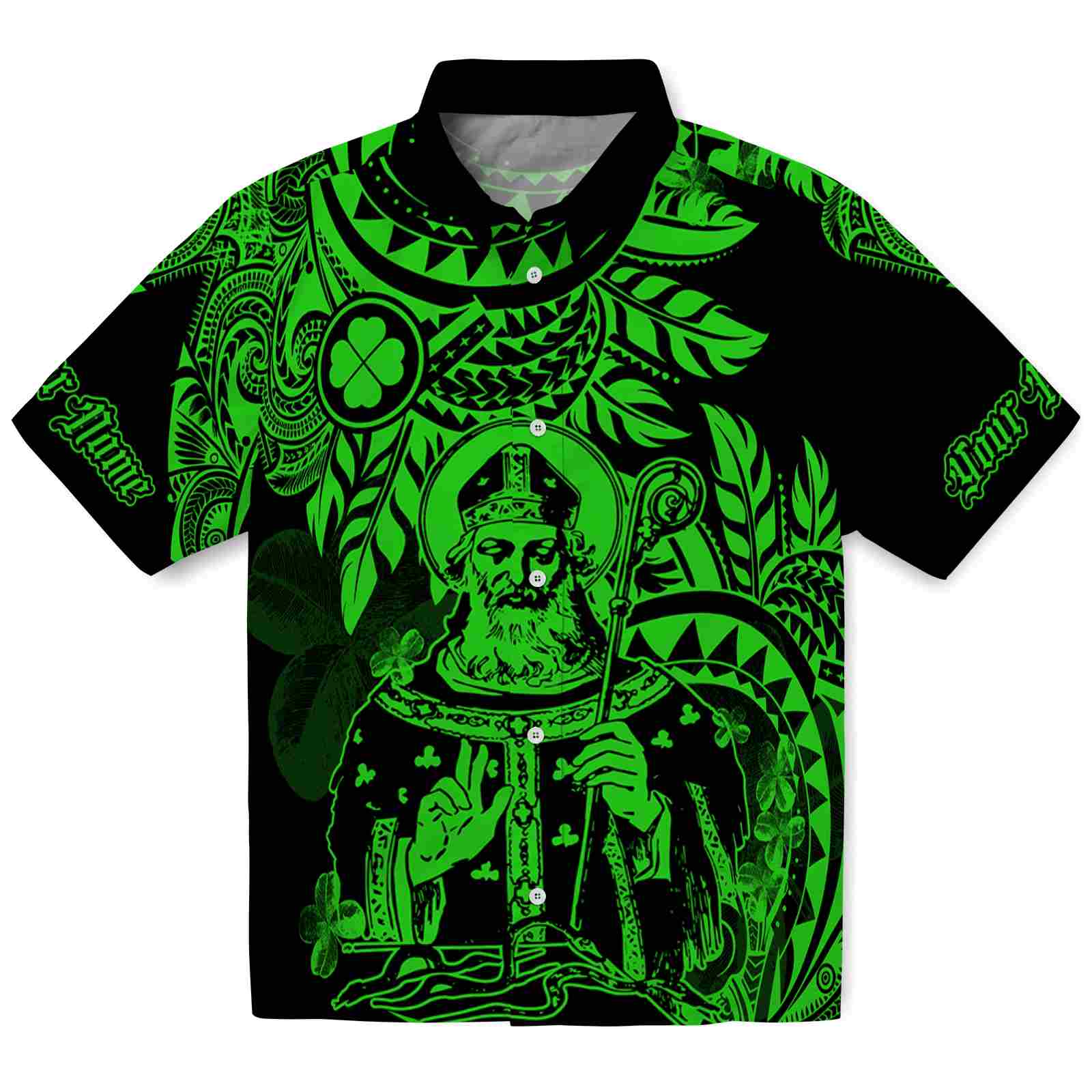 Keptsake Customizable St Patricks Premium Hawaiian Shirt