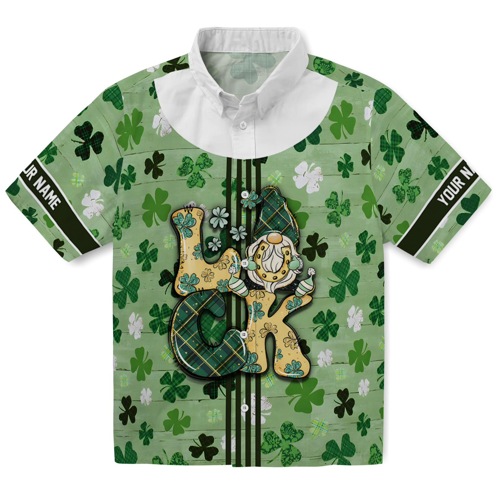 Keptsake Customizable St. Patrick’s Day Premium Hawaiian Shirt