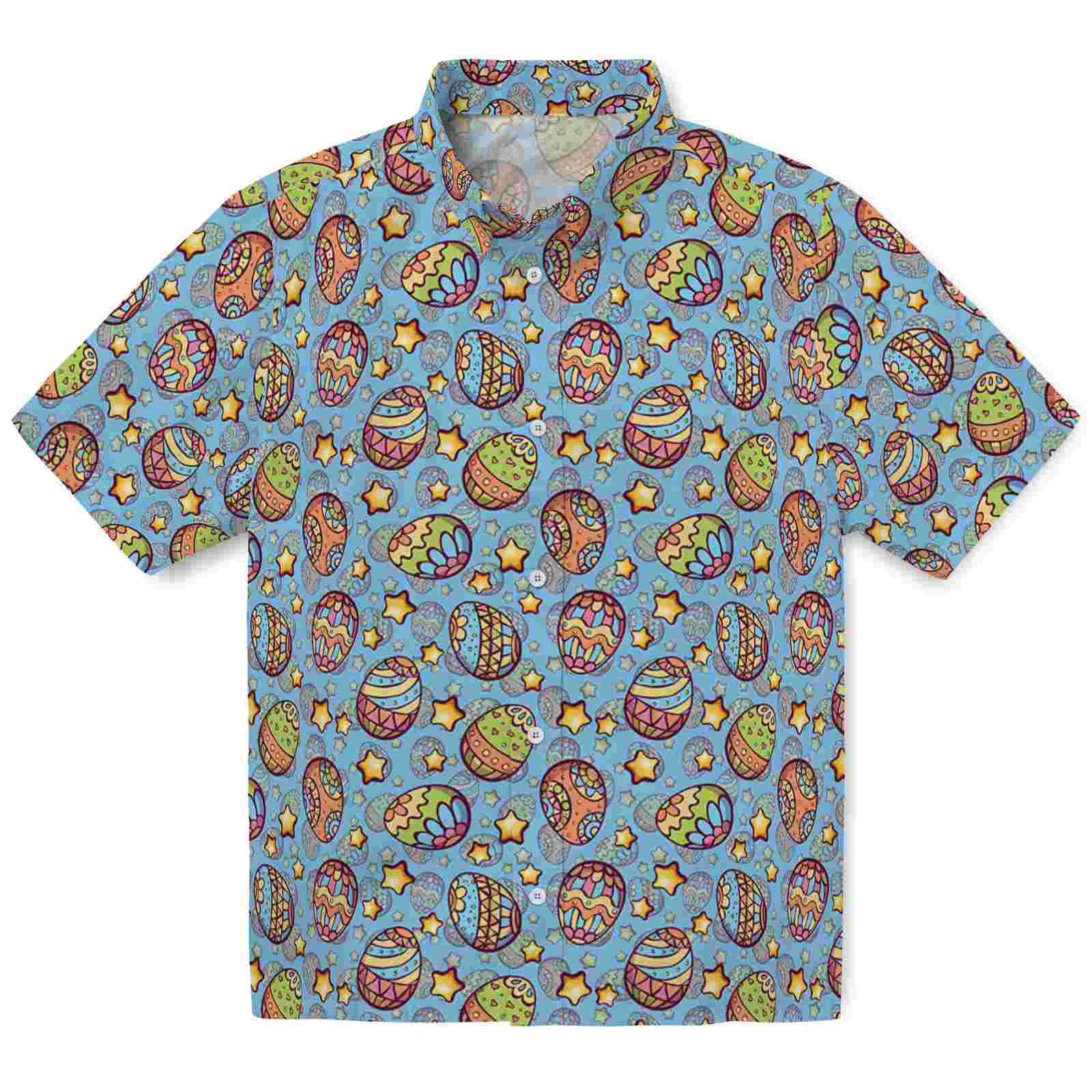Keptsake Easter Eggs Pattern Premium Hawaiian Shirt