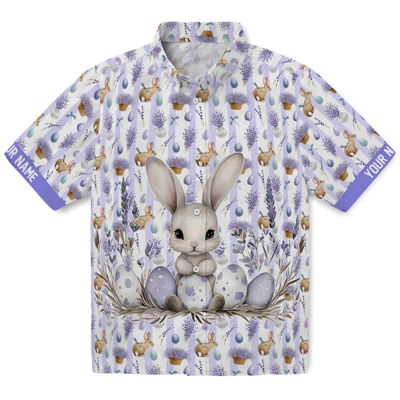Keptsake Lavender Bunny Custom Premium Hawaiian Shirt