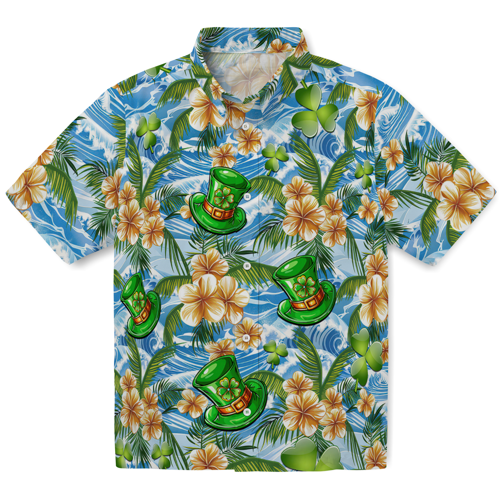 Keptsake Leprechaun Hat Premium Hawaiian Shirt