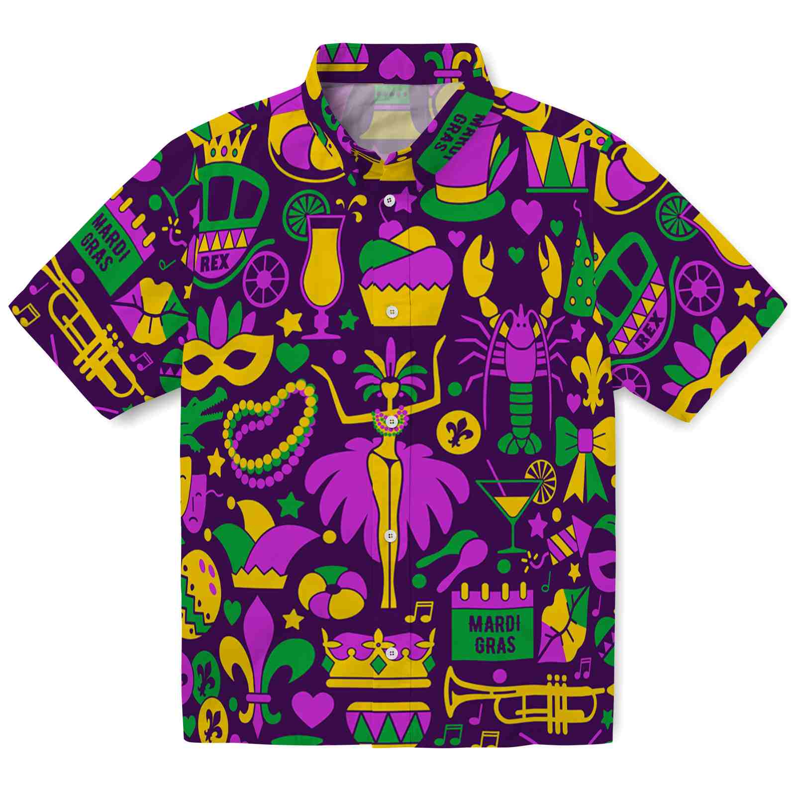 Keptsake Mardi Gras Party Premium Hawaiian Shirt