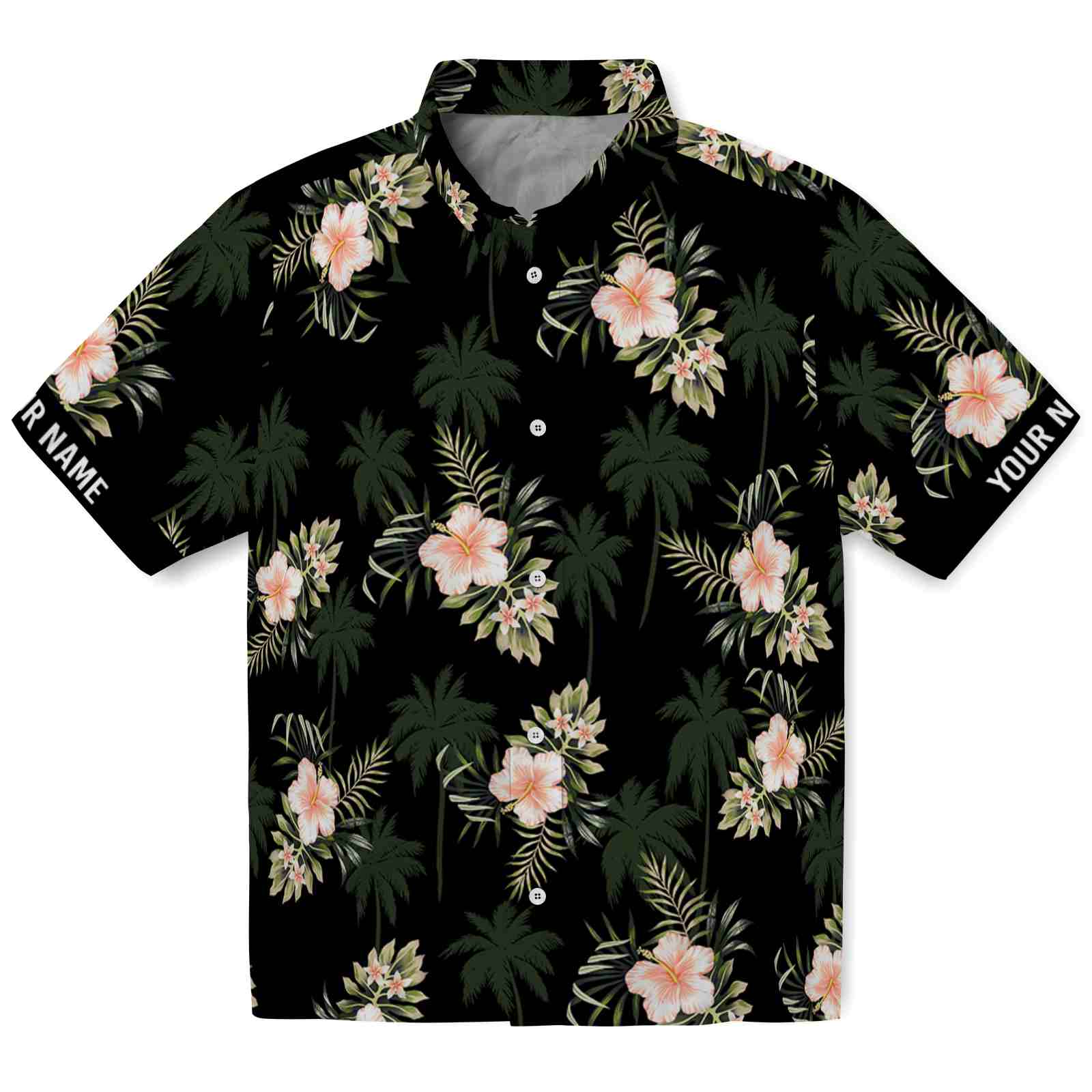 Keptsake Midnight Hibiscus Custom Premium Hawaiian Shirt
