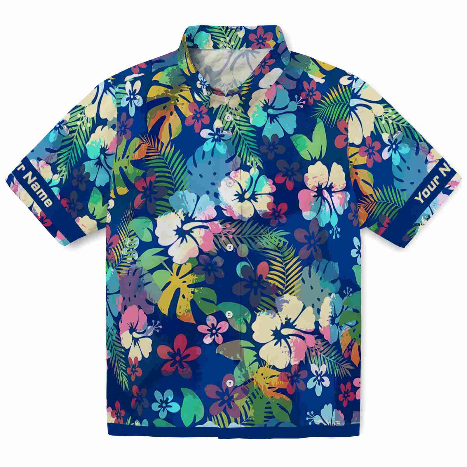 Keptsake Personalized Color Splash Premium Hawaiian Shirt