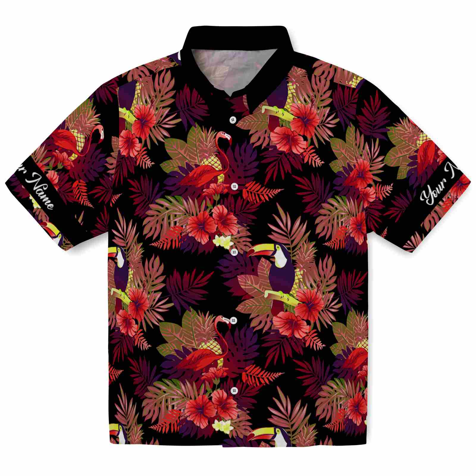 Keptsake Personalized Midnight Jungle Premium Hawaiian Shirt