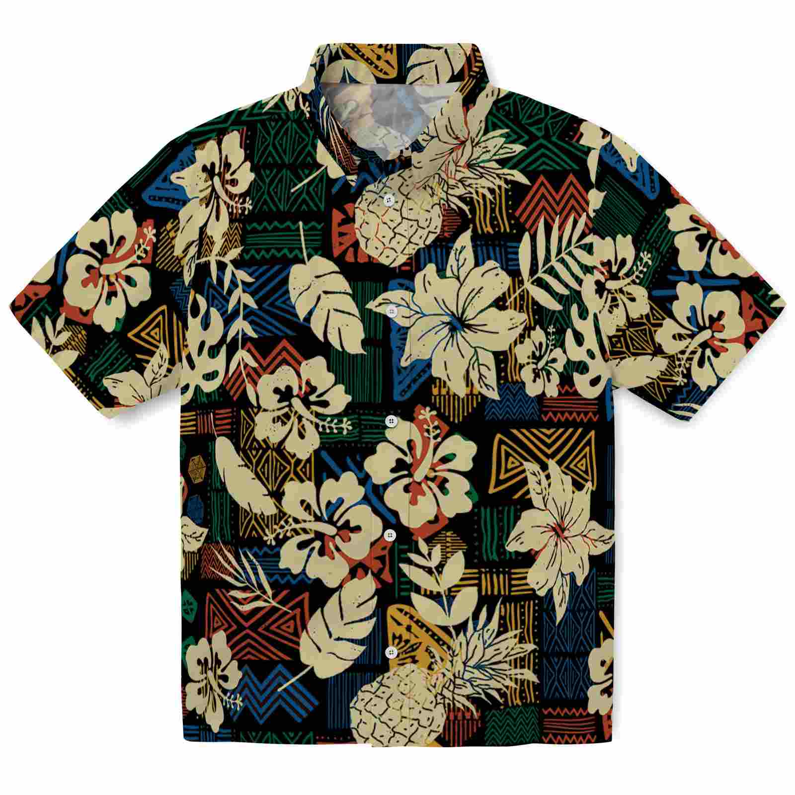 Keptsake Personalized Vintage Tapa Premium Hawaiian Shirt