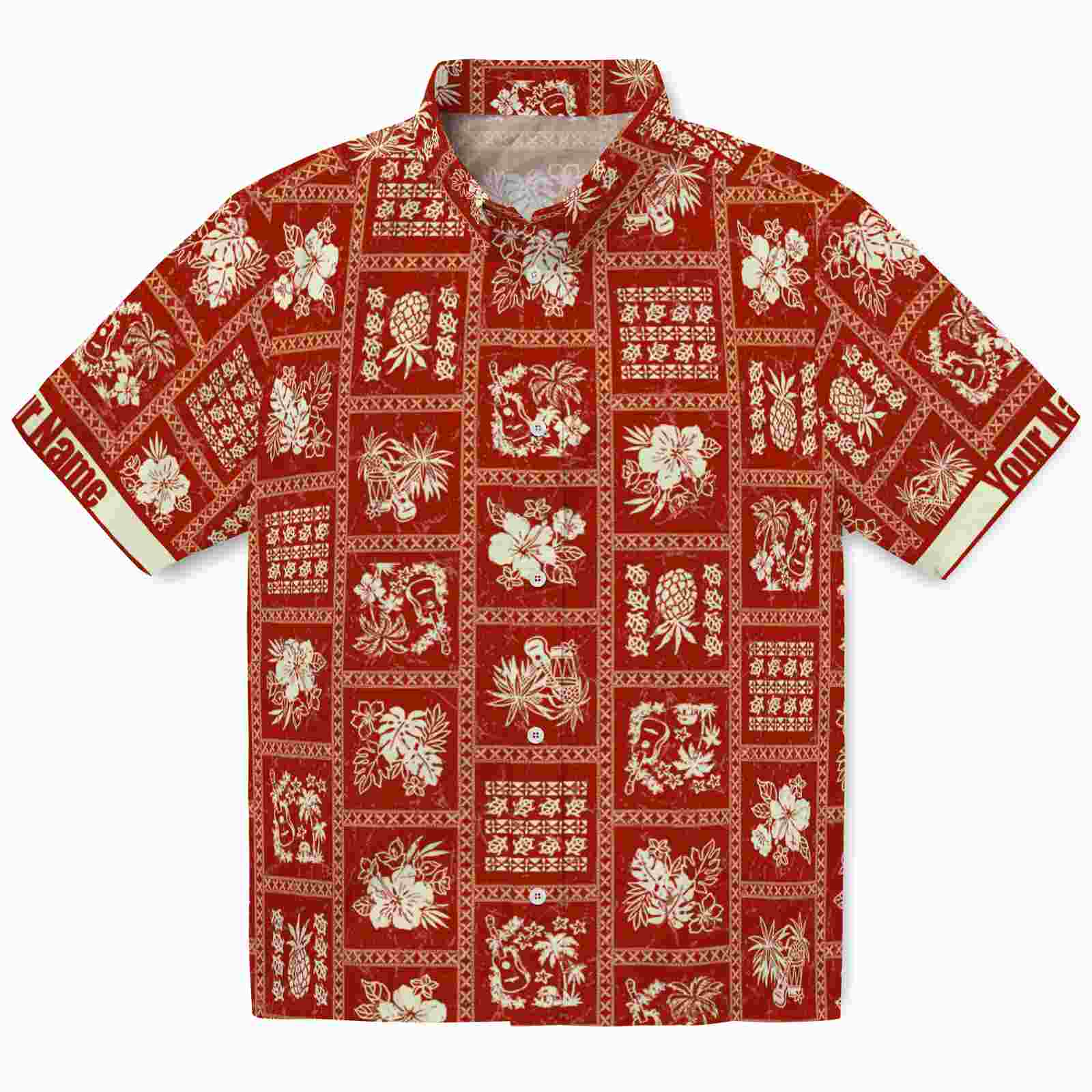 Keptsake Personalized Vintage Tiki Premium Hawaiian Shirt