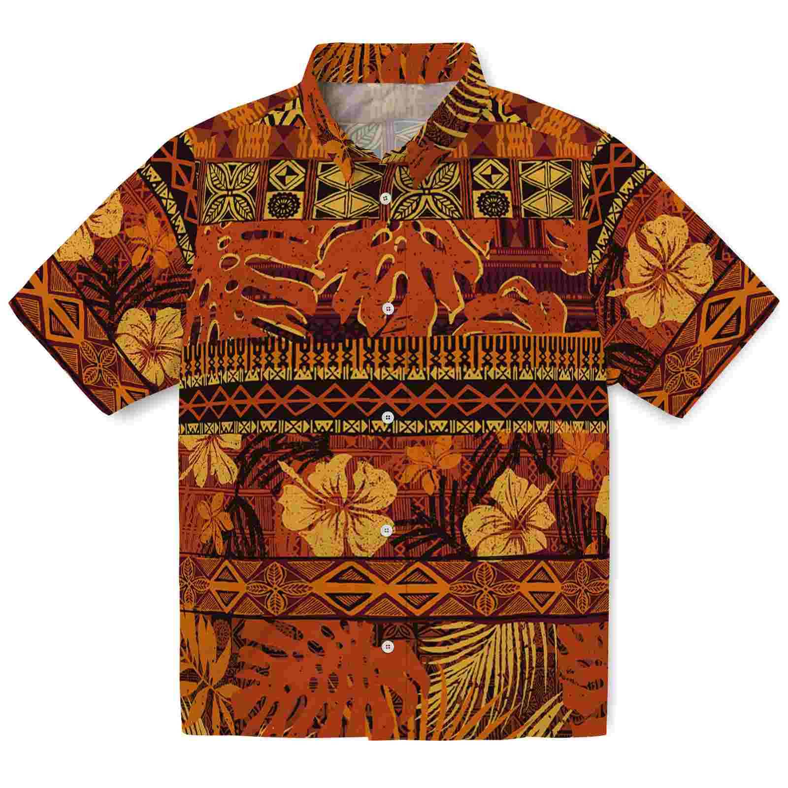 Keptsake Retro Island Pattern Custom Premium Hawaiian Shirt