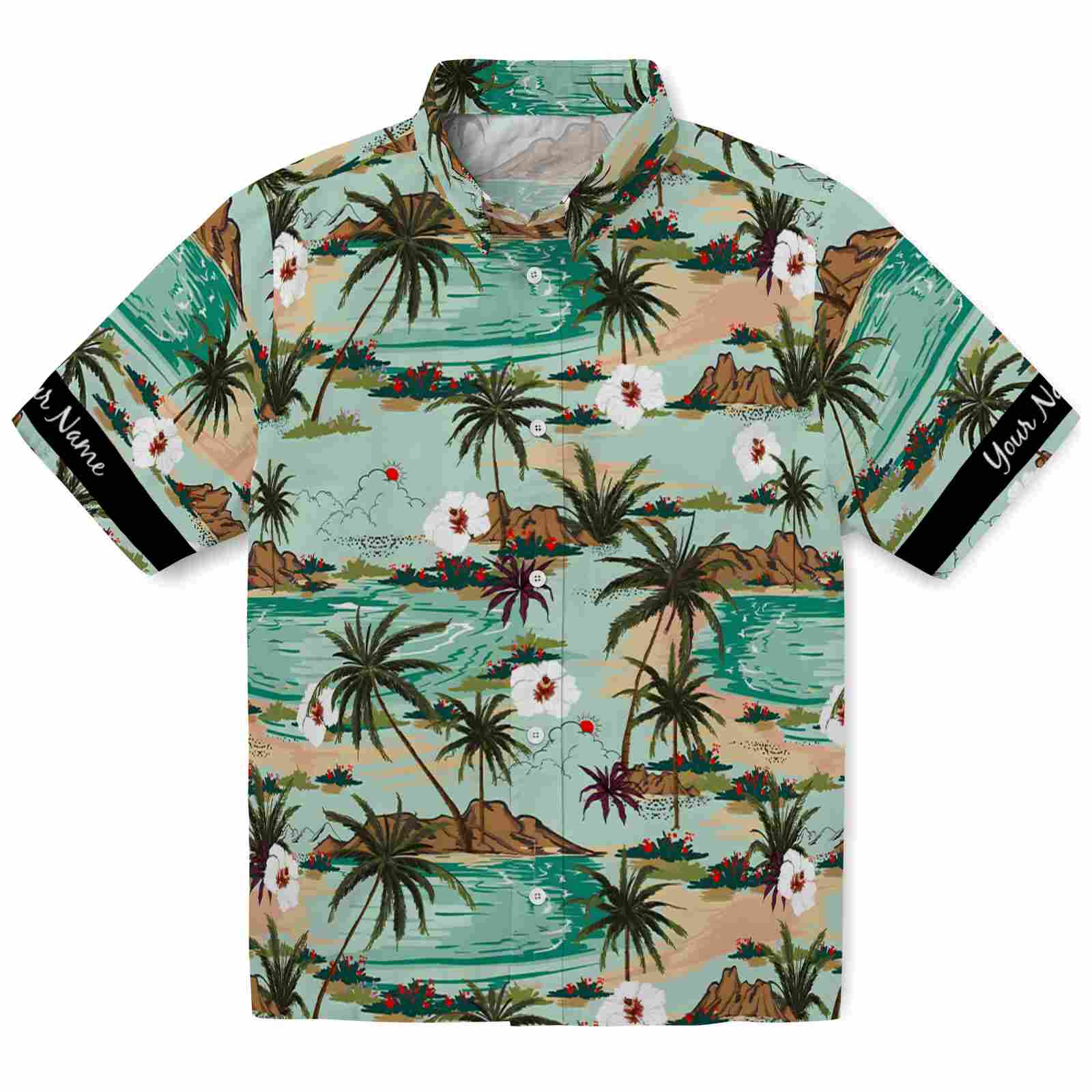 Keptsake Scenic Palm Bay Custom Premium Hawaiian Shirt