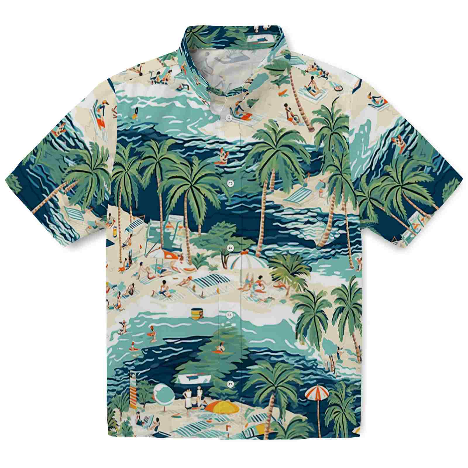 Keptsake Seaside Paradise Custom Premium Hawaiian Shirt