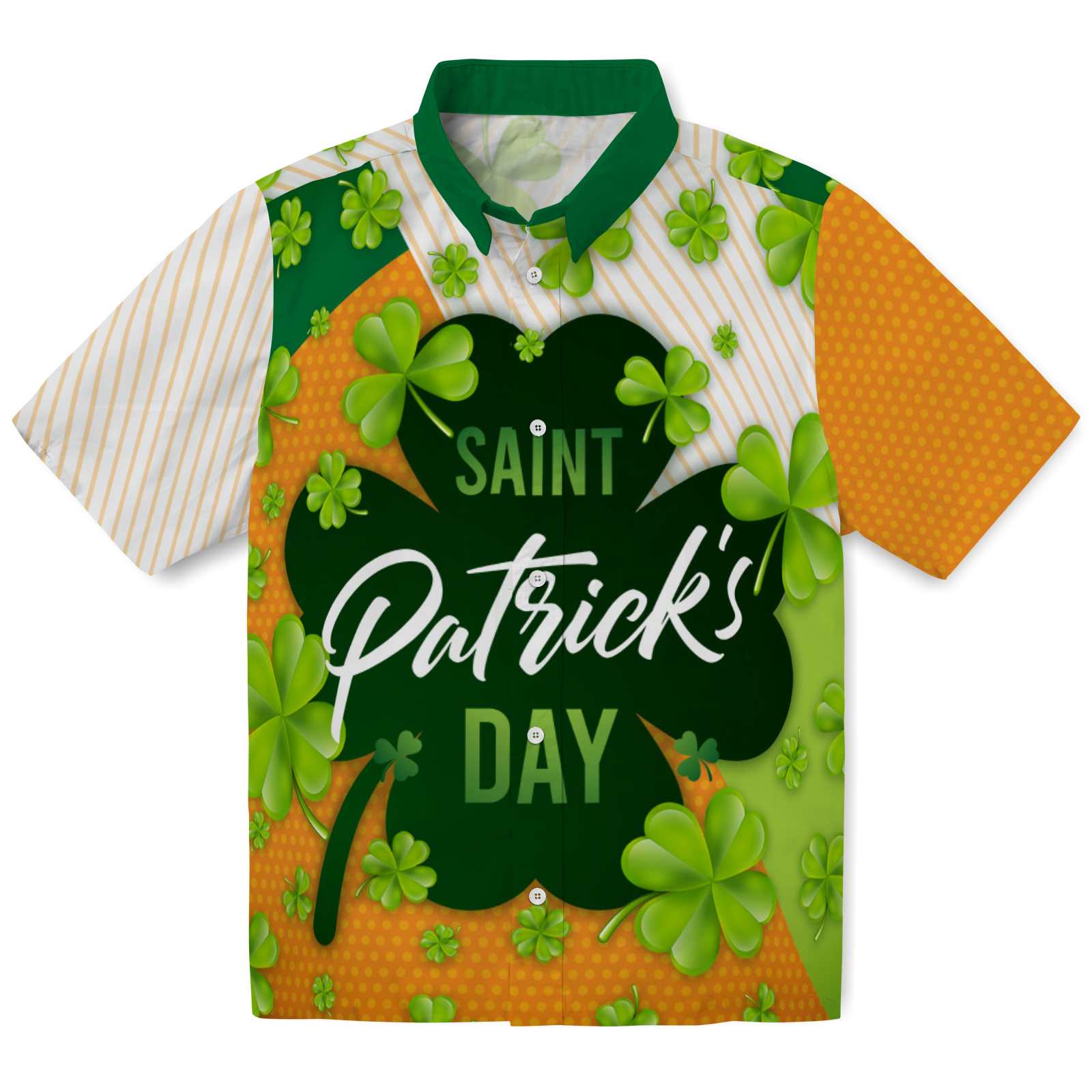 Keptsake Shamrock St Patricks Premium Hawaiian Shirt