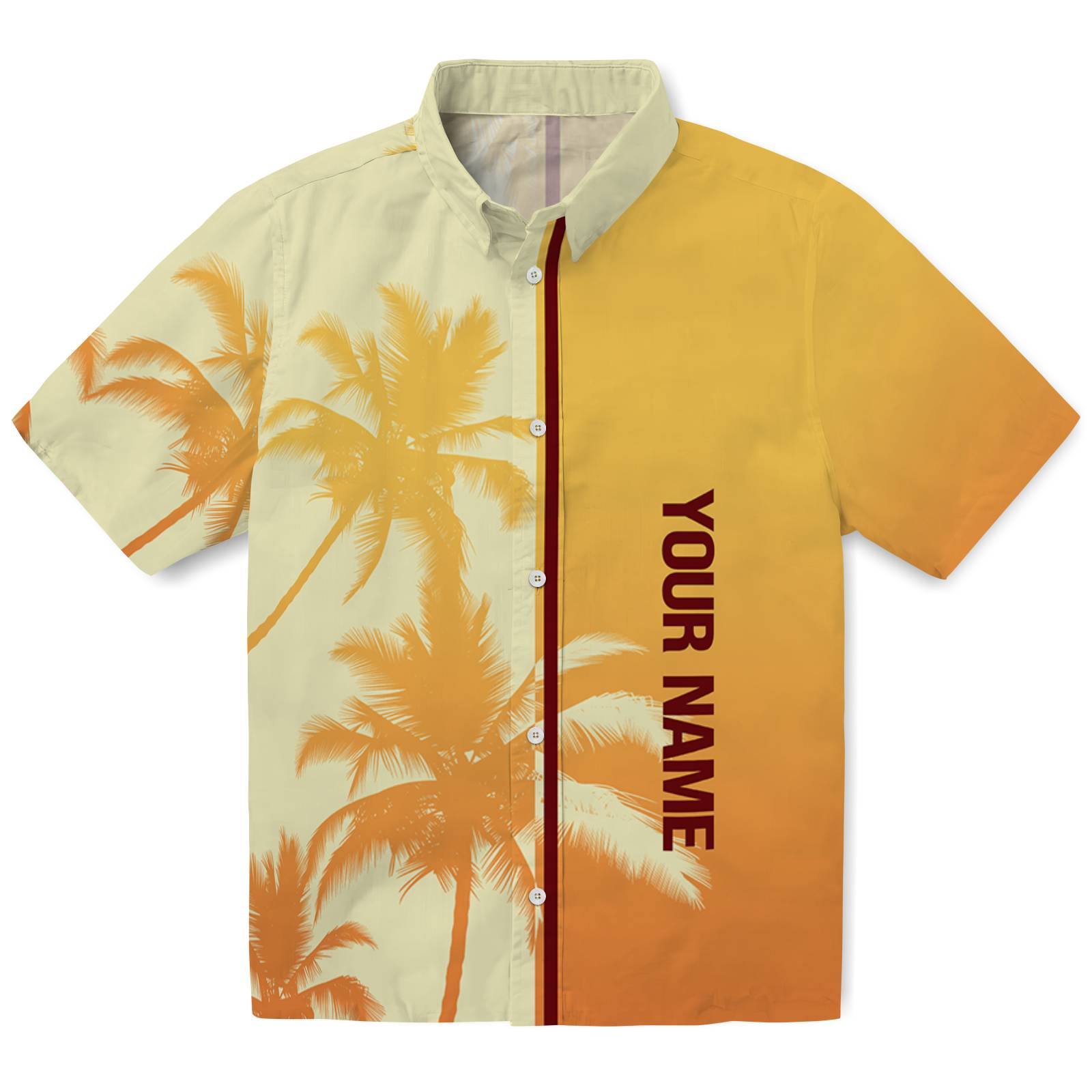 Keptsake Tropical Palm Personalized Premium Hawaiian Shirt