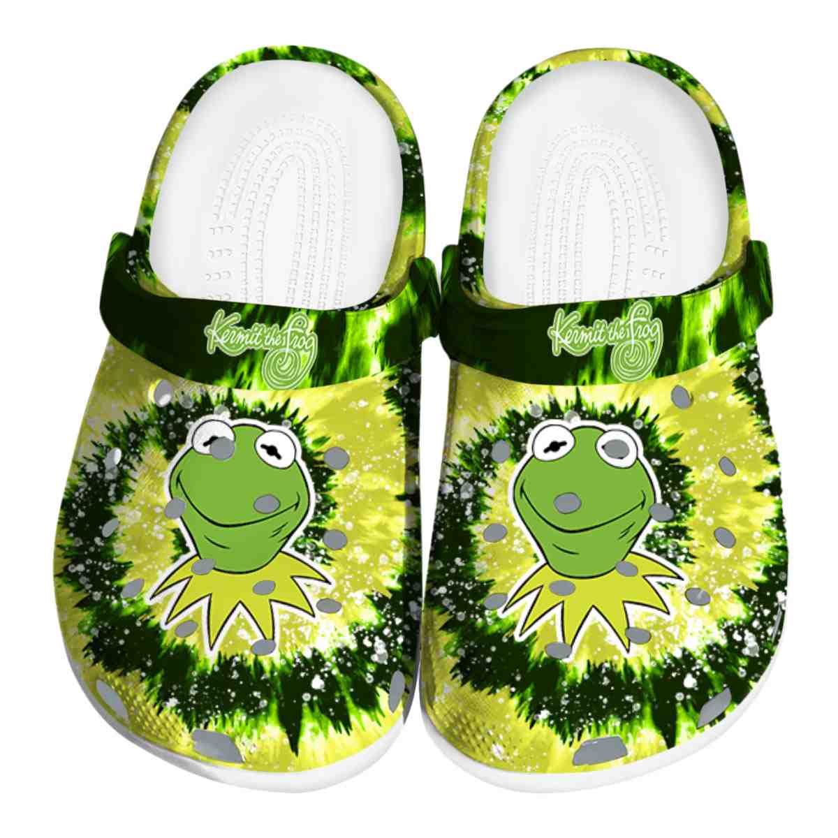 Kermit The Frog Cartoon Crocs Crocband Clogs Shoes Comfortable For Men Women and Kids