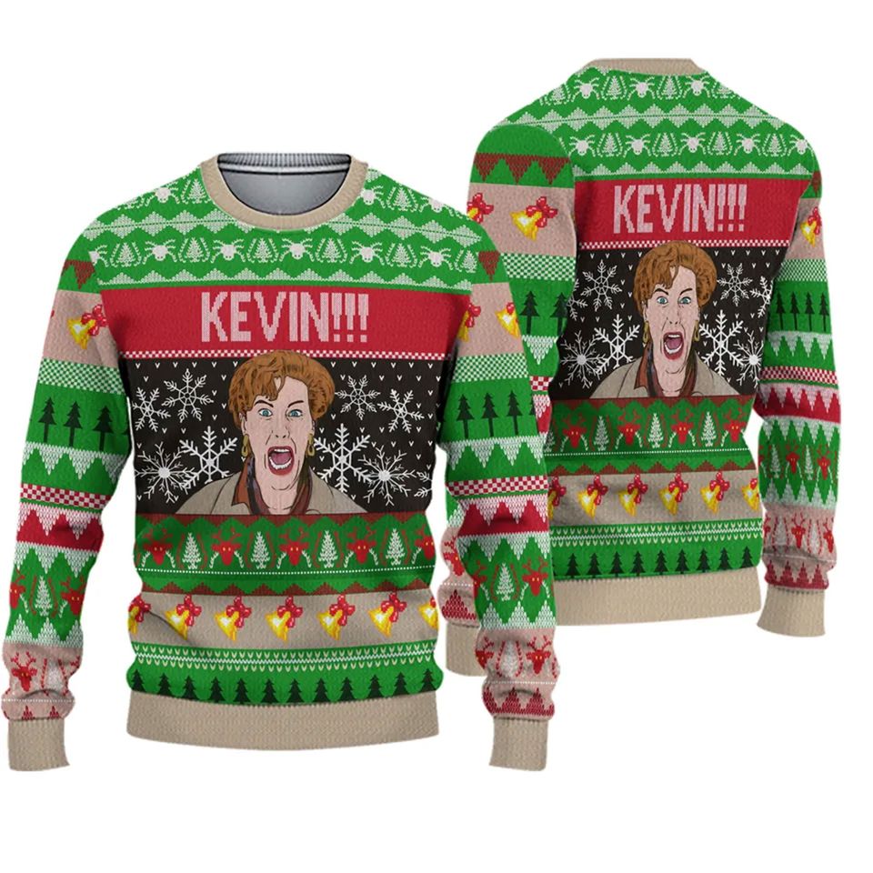 Kevin!!! Home Alone Ugly Christmas Sweater