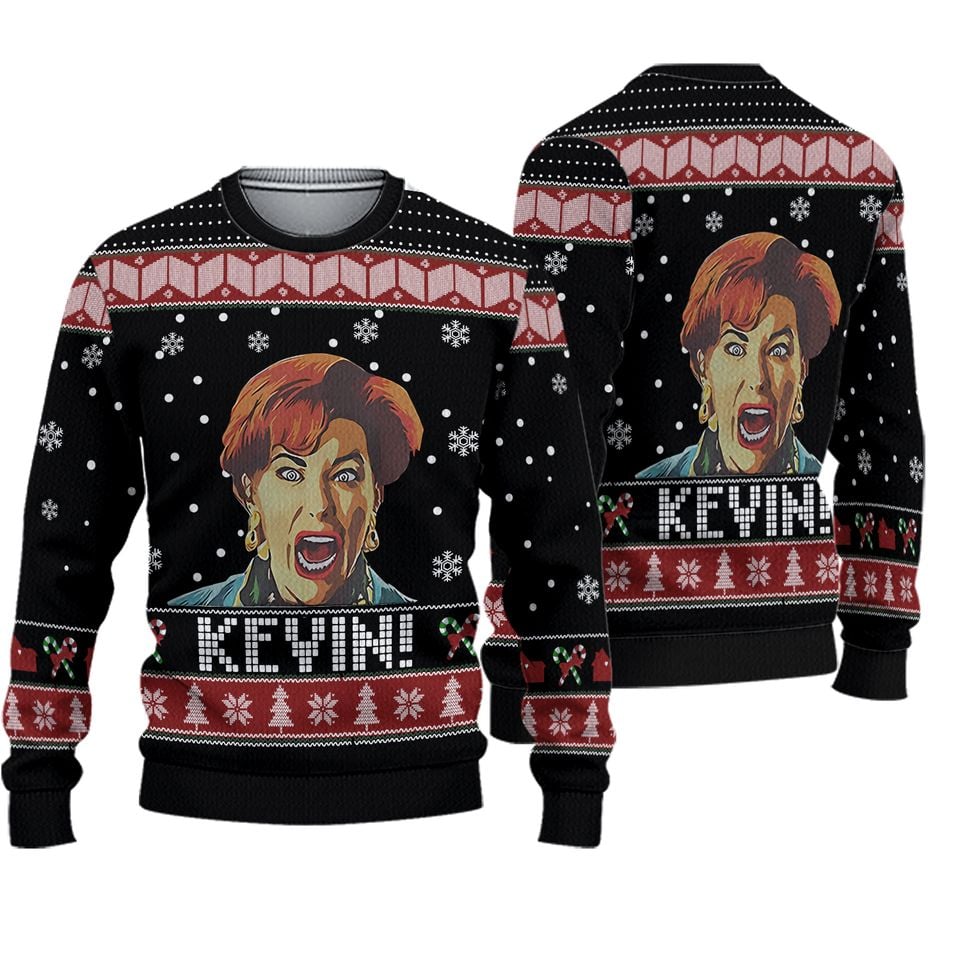 Kevin!!! Home Alone Ugly Christmas Sweater, Kevin Home Alone 2 Ugly Sweater