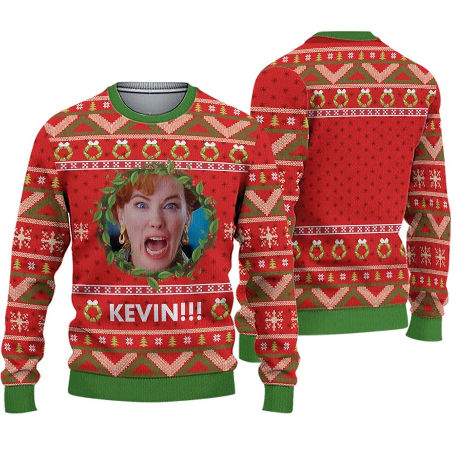 Kevin!!! Home Alones Ugly Christmas Sweater