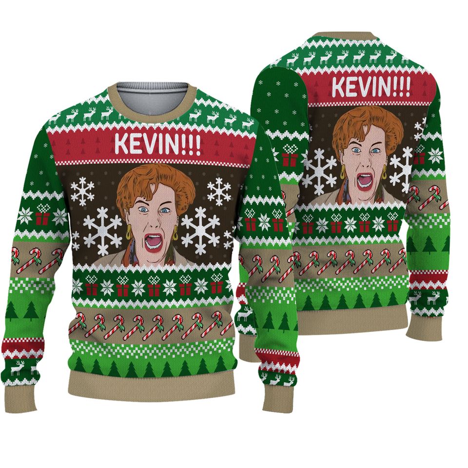 Kevin !!! Home Alone 2 Christmas Ugly Sweater