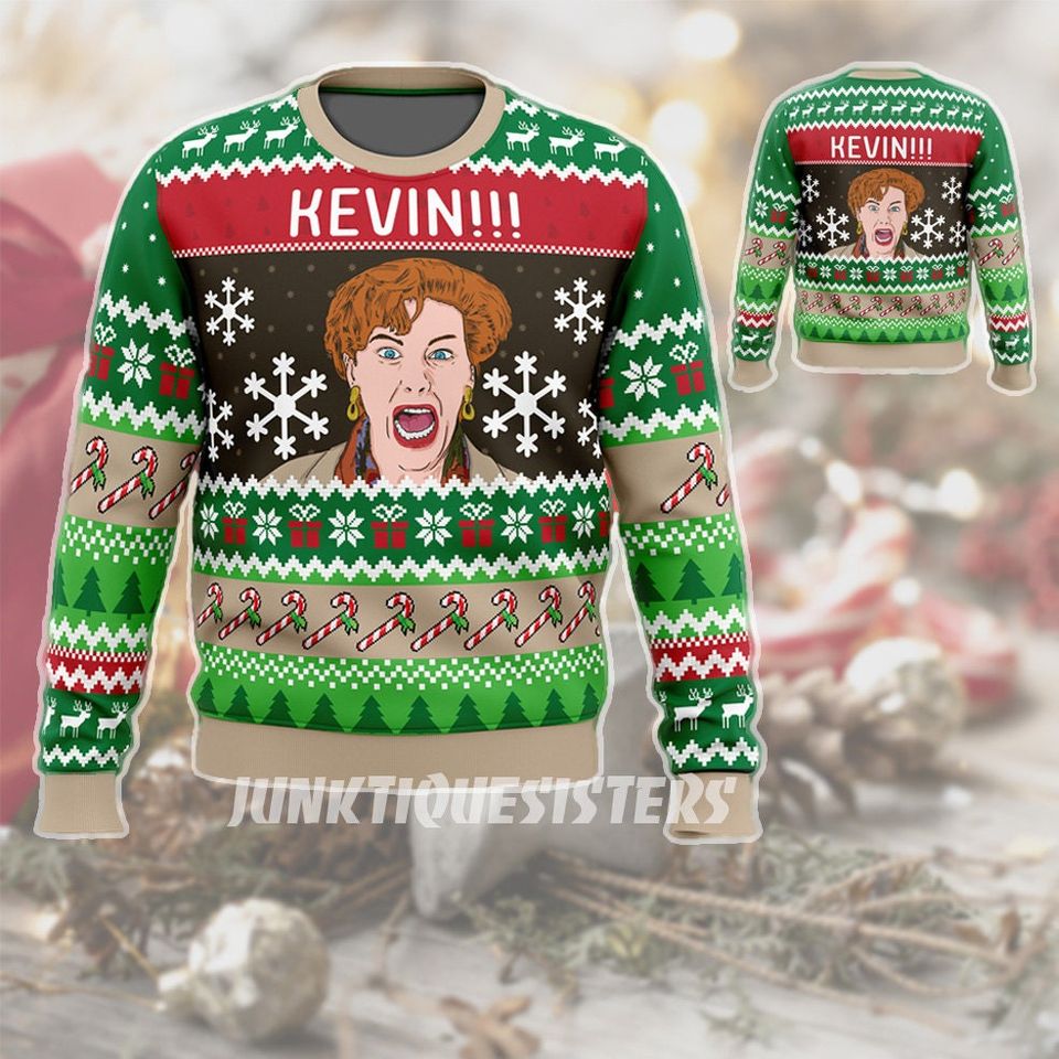 Kevin !!! Home Alone 2, Ugly sweater - Christmas ugly - Sweater christmas