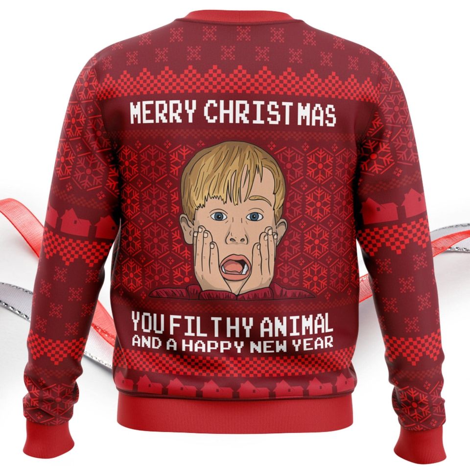 Kevin Christmas Sweater, Home Alone Ugly Sweater - Image 4